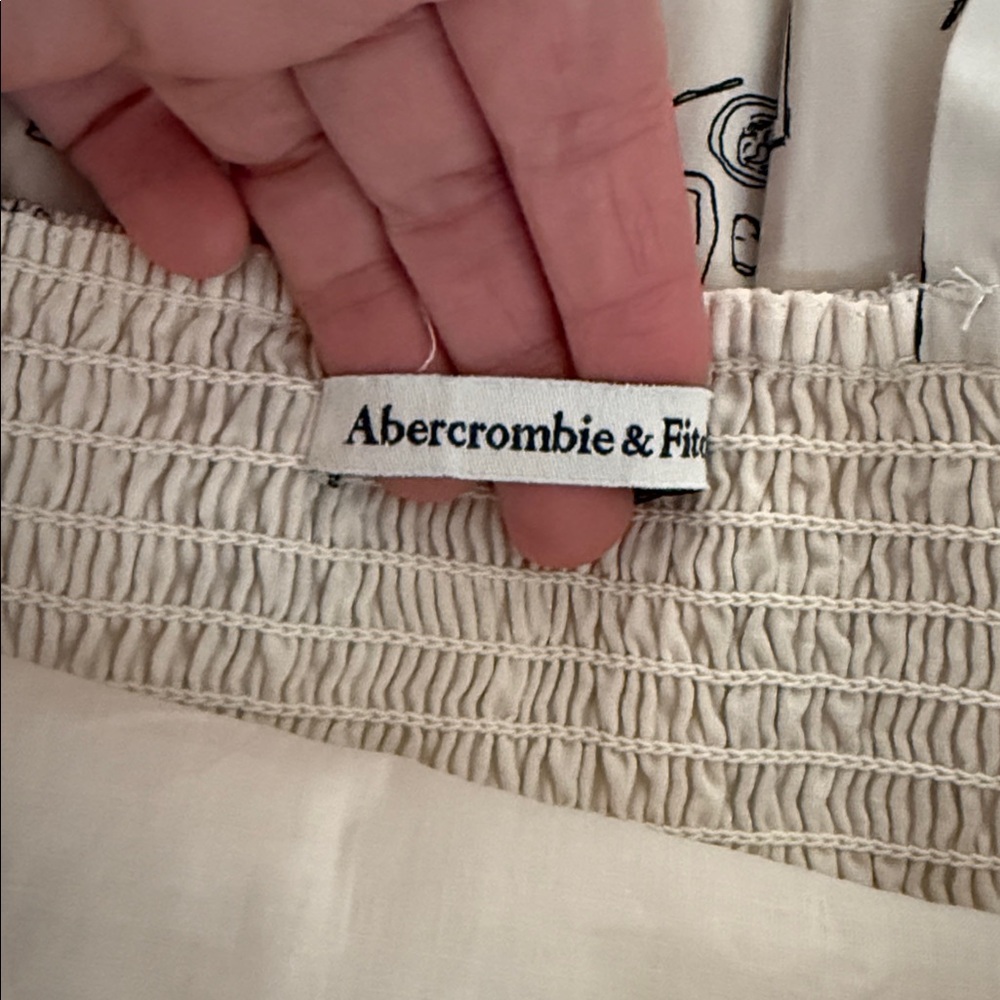 Abercrombie & Fitch Cheers to Capri Italy Printed Dress Midi Size XSP Petite - Picture 11 of 13